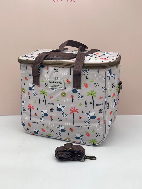 Nevera / Bolsa Térmica Sweet Candy Grande, Estampado Jirafas