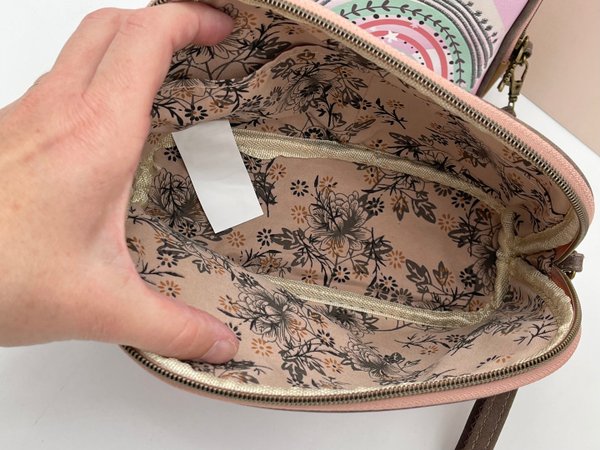 Neceser Grande Bordado Raibow Dream (Rosa)