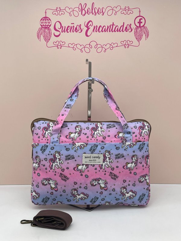 Bolsa / Funda Impermeable para Tablet Sweet Candy Estampado Unicornio