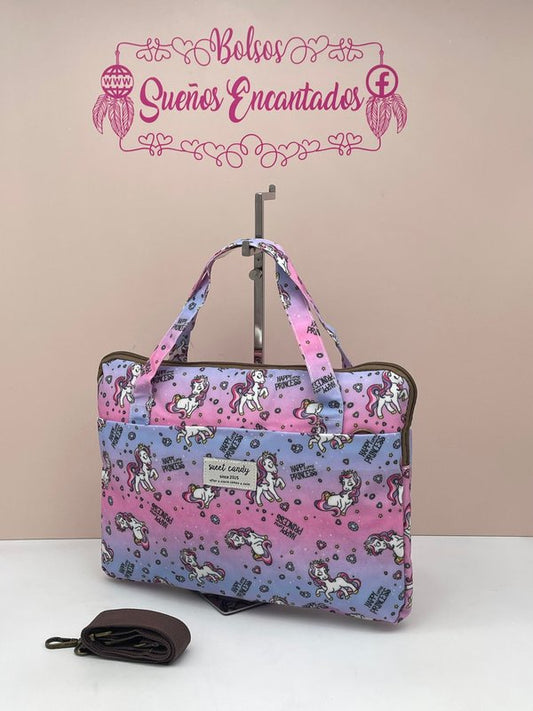 Bolsa / Funda Impermeable para Tablet Sweet Candy Estampado Unicornio