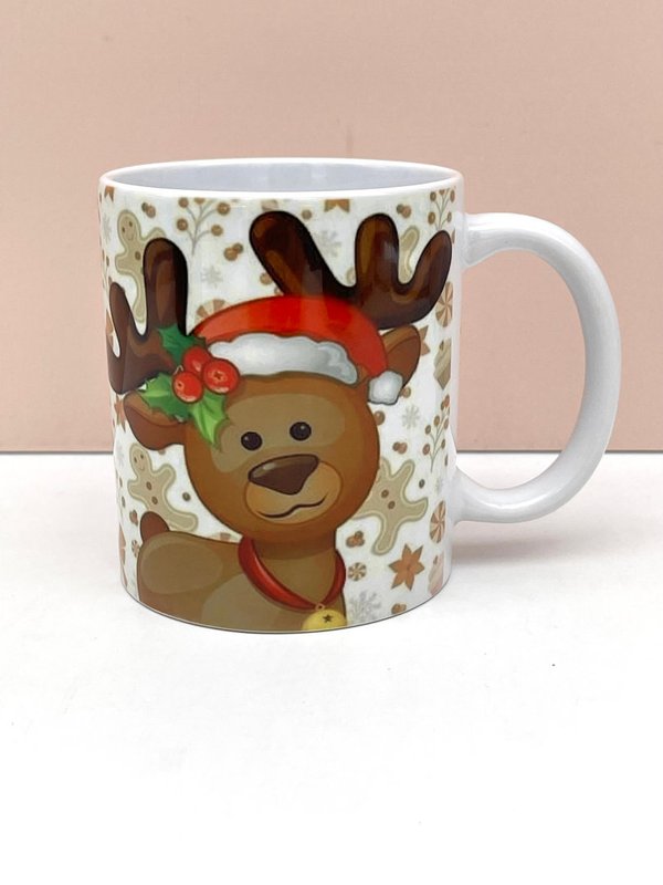 Taza de Navidad Reno