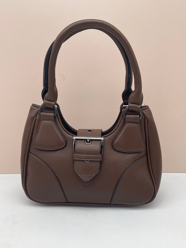 Bolso Marrón Hebilla