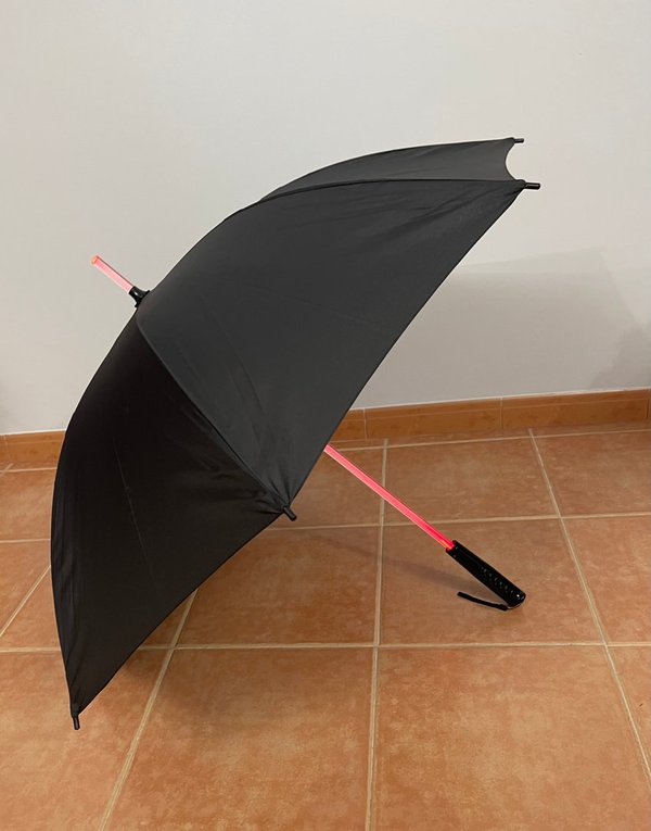 Paraguas Automñatico con Luz LED y Linterna