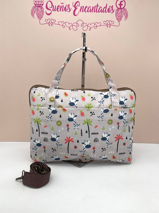 Bolsa / Funda Impermeable para Tablet Sweet Candy Estampado Jirafas