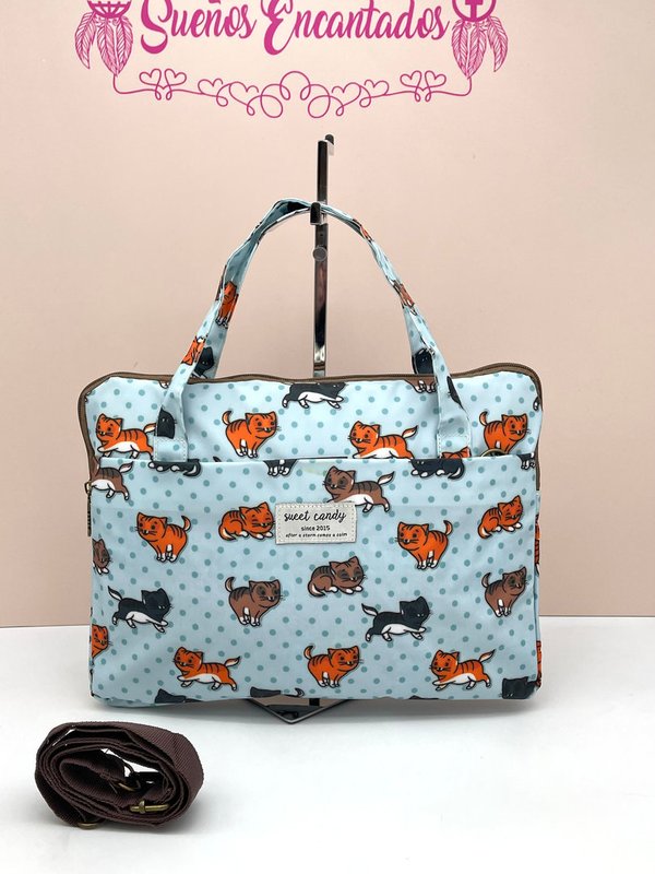 Bolsa / Funda Impermeable para Tablet Sweet Candy Estampado Gatitos