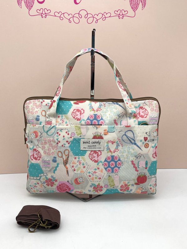 Bolsa / Funda Impermeable para Tablet Sweet Candy Estampado Cuadros