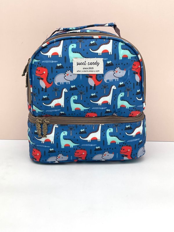 Nevera / Bolsa Térmica Doble Sweet Candy Dinosaurios