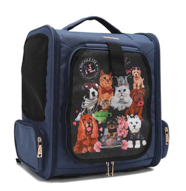 Mochila Transportadora Expandible para Mascotas Nicole Lee