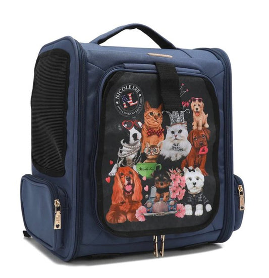 Mochila Transportadora Expandible para Mascotas Nicole Lee