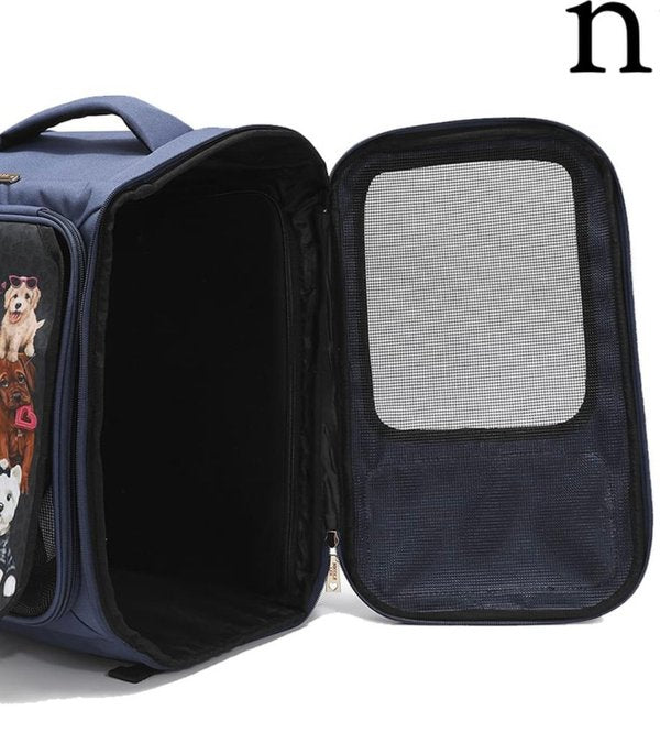 Mochila Transportadora Expandible para Mascotas Nicole Lee