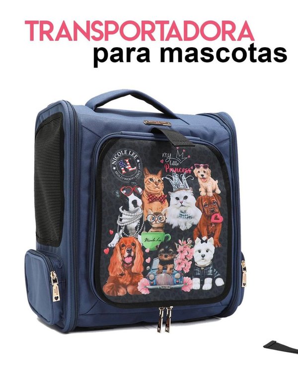 Mochila Transportadora Expandible para Mascotas Nicole Lee