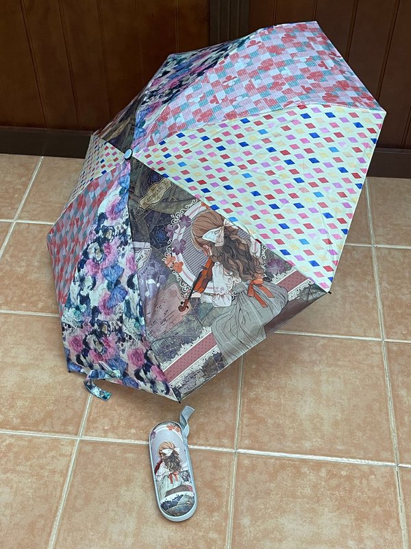 Paraguas Sweet Candy con Funda Antigoteo Colección Raibow Dream (Violin)