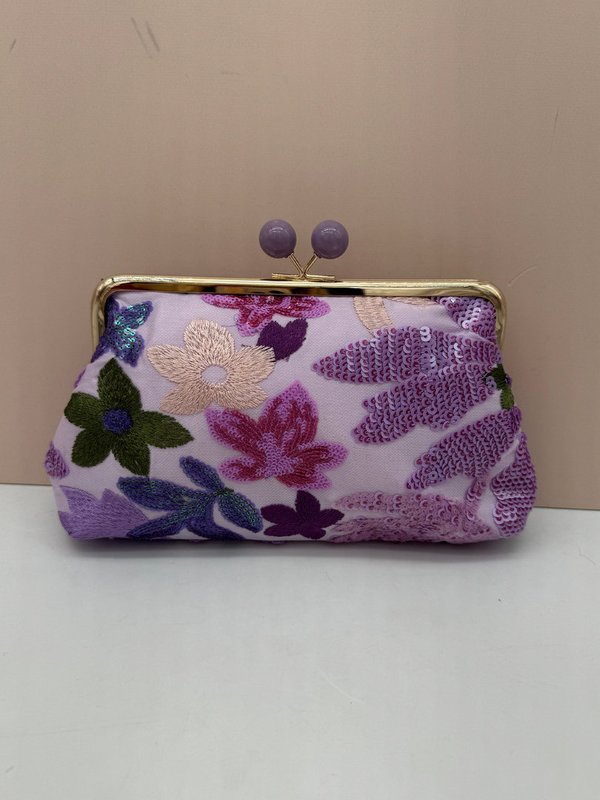 Bolso Lentejuelas Lila