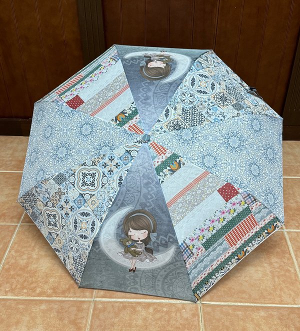 Paraguas para Bolso Muñeca en la Luna