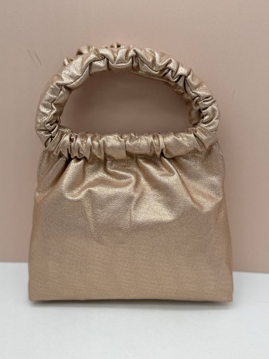 Bolso de fiesta  Brillos Rosado (de mano con asa bandolera)