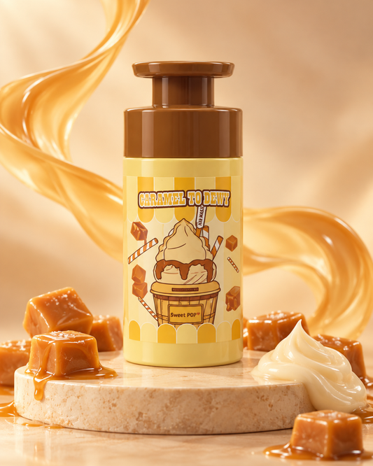 Acondicionador Caramel To Dew Sweet Pop con aroma dulce a caramelo para suavizar el cabello y facilitar el desenredado