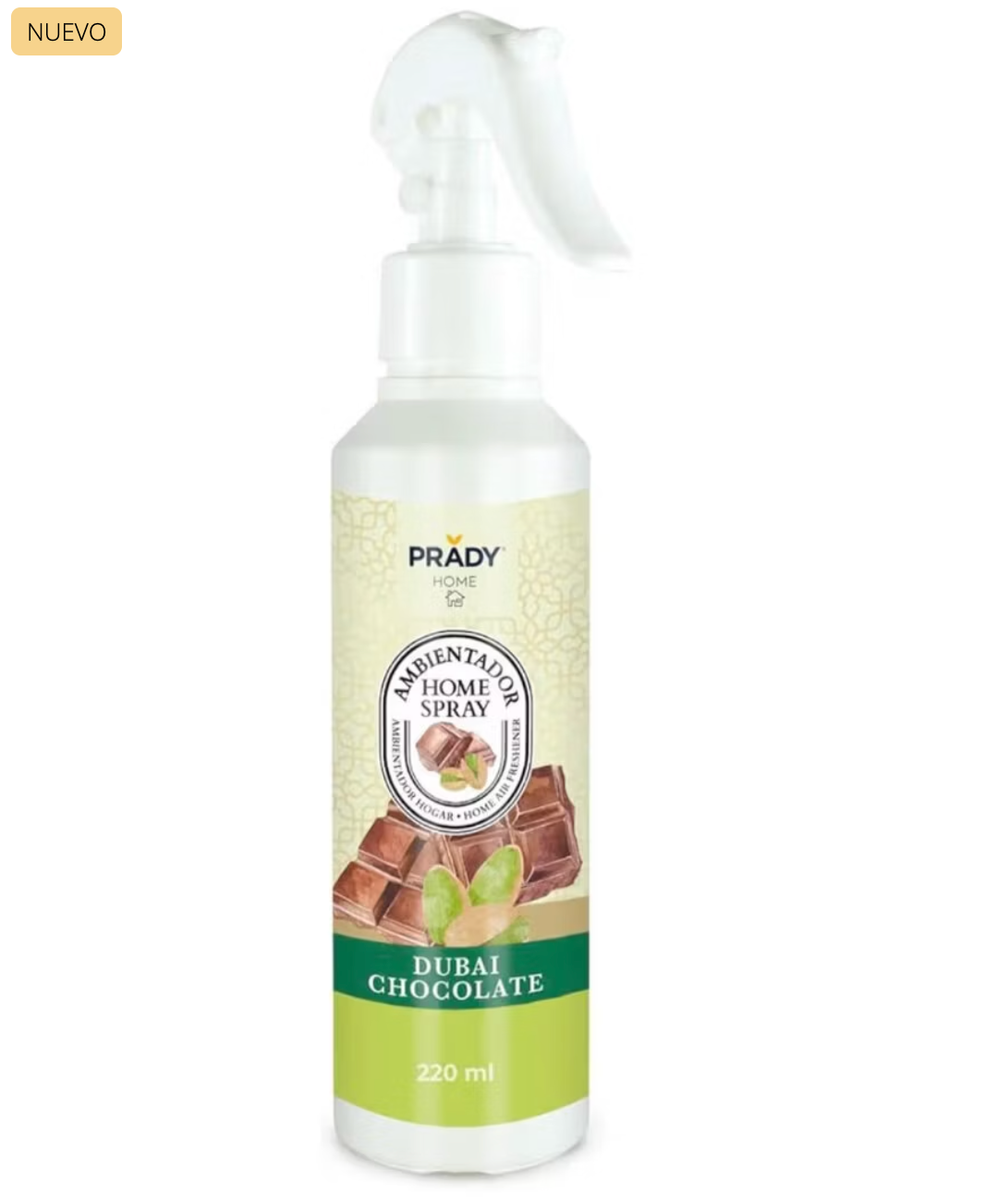 Ambientador en spray para el hogar Prady Home Spray Dubai Chocolate