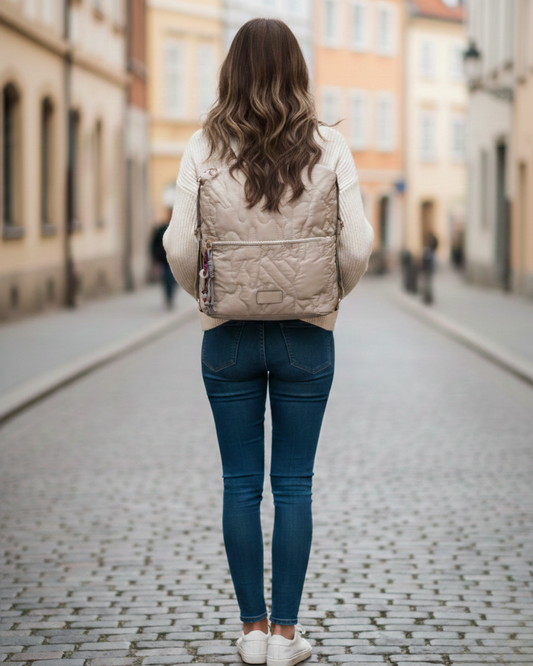 Mochila Bolso  2 en 1 Acolchada – Diseño Convertible y Ligero