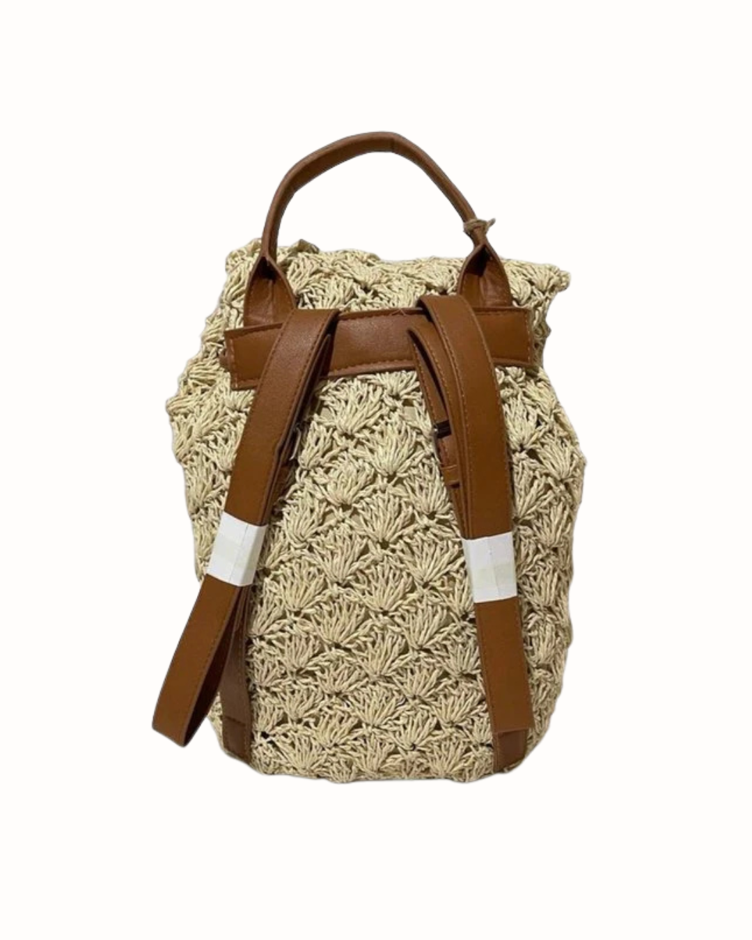 Mochila de Rafia Urbana "Brisa" - Estilo Casual y Ligero para Mujer