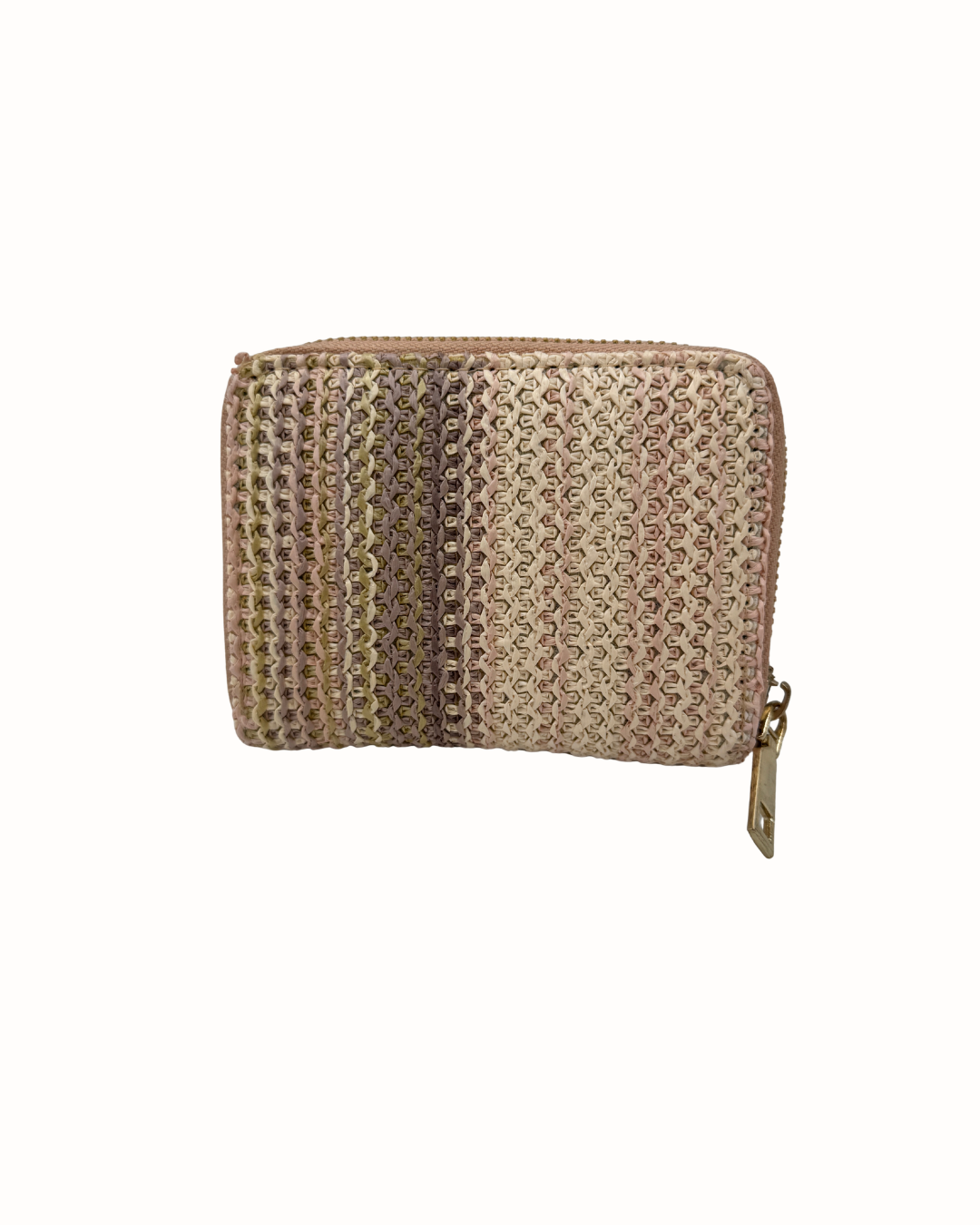 Cartera de Rafia Trenzada "Natur" - Monedero Estilo Boho Chic