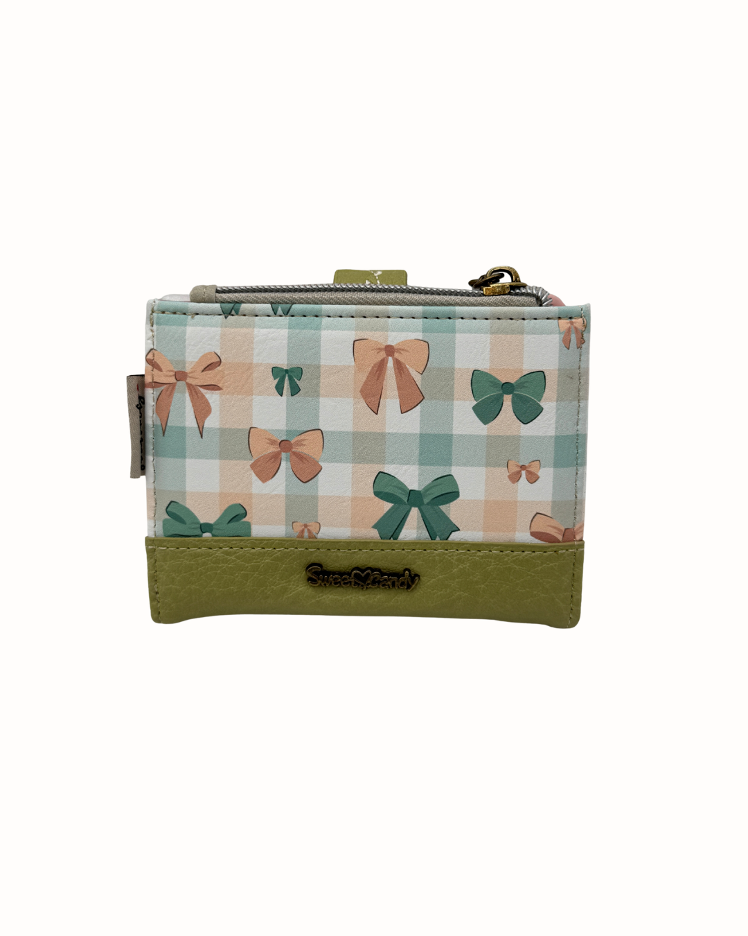 Cartera Sweet Candy - Billetera de Mujer Verde con Protección RFID