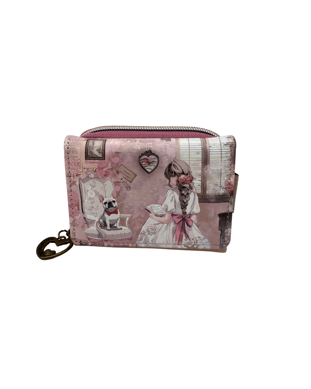 Cartera Billetera Sweet Candy con Protección RFID - Monedero Mujer Antirrobo Rosa