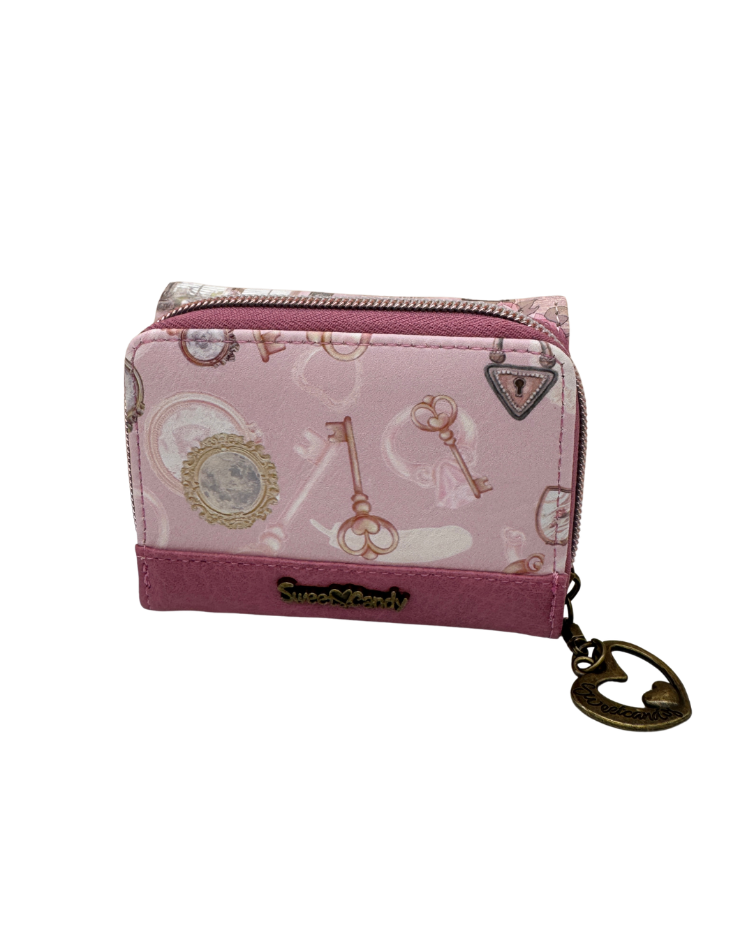 Cartera Billetera Sweet Candy con Protección RFID - Monedero Mujer Antirrobo Rosa