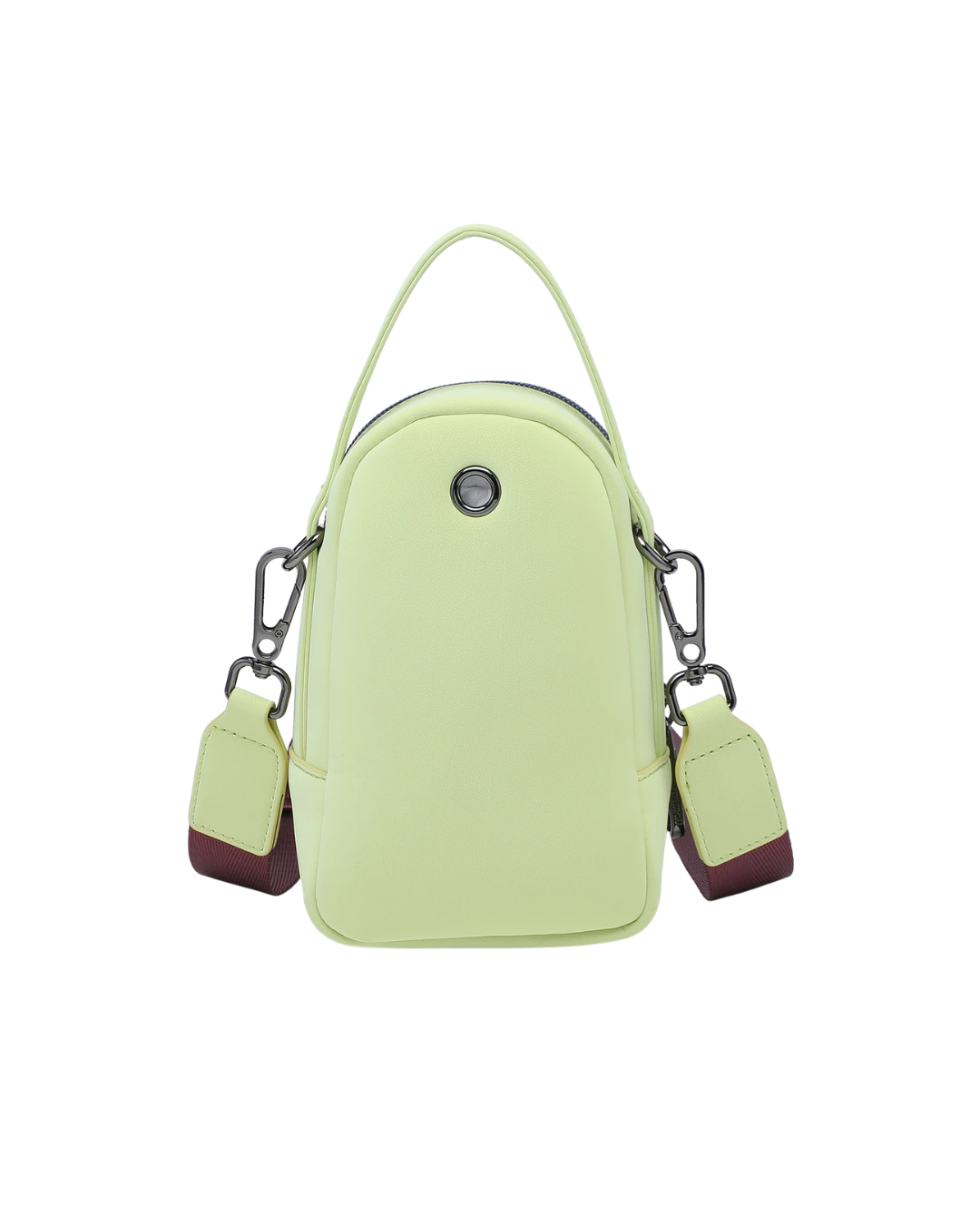 Bolso Porta Móvil Pepe Moll - Bandolera Estilo Deportivo con Rejilla - Verde -Lima