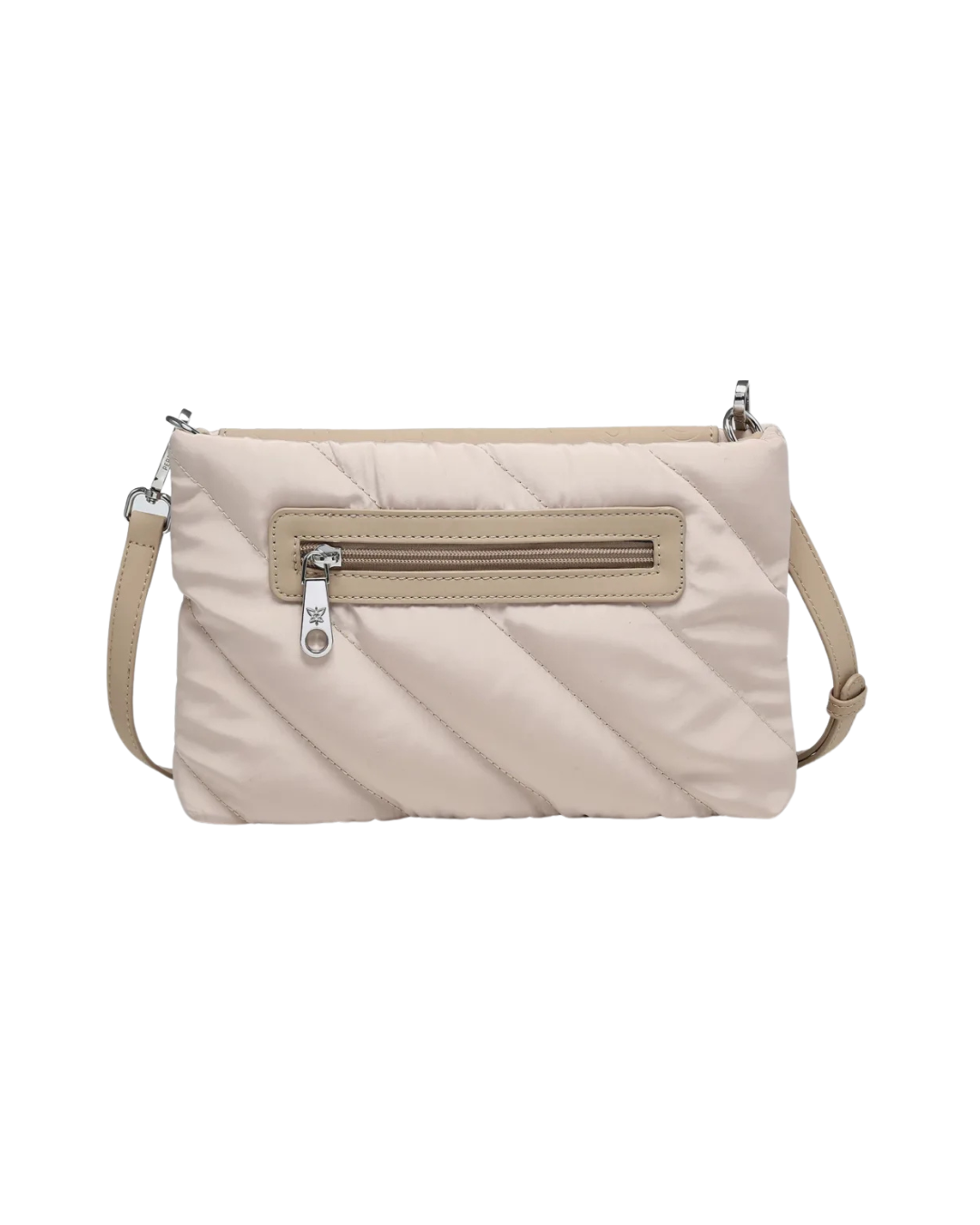 Bolso Pepe Moll Bandolera Acolchado para Mujer - Diseño Urban Chic en Color Beige