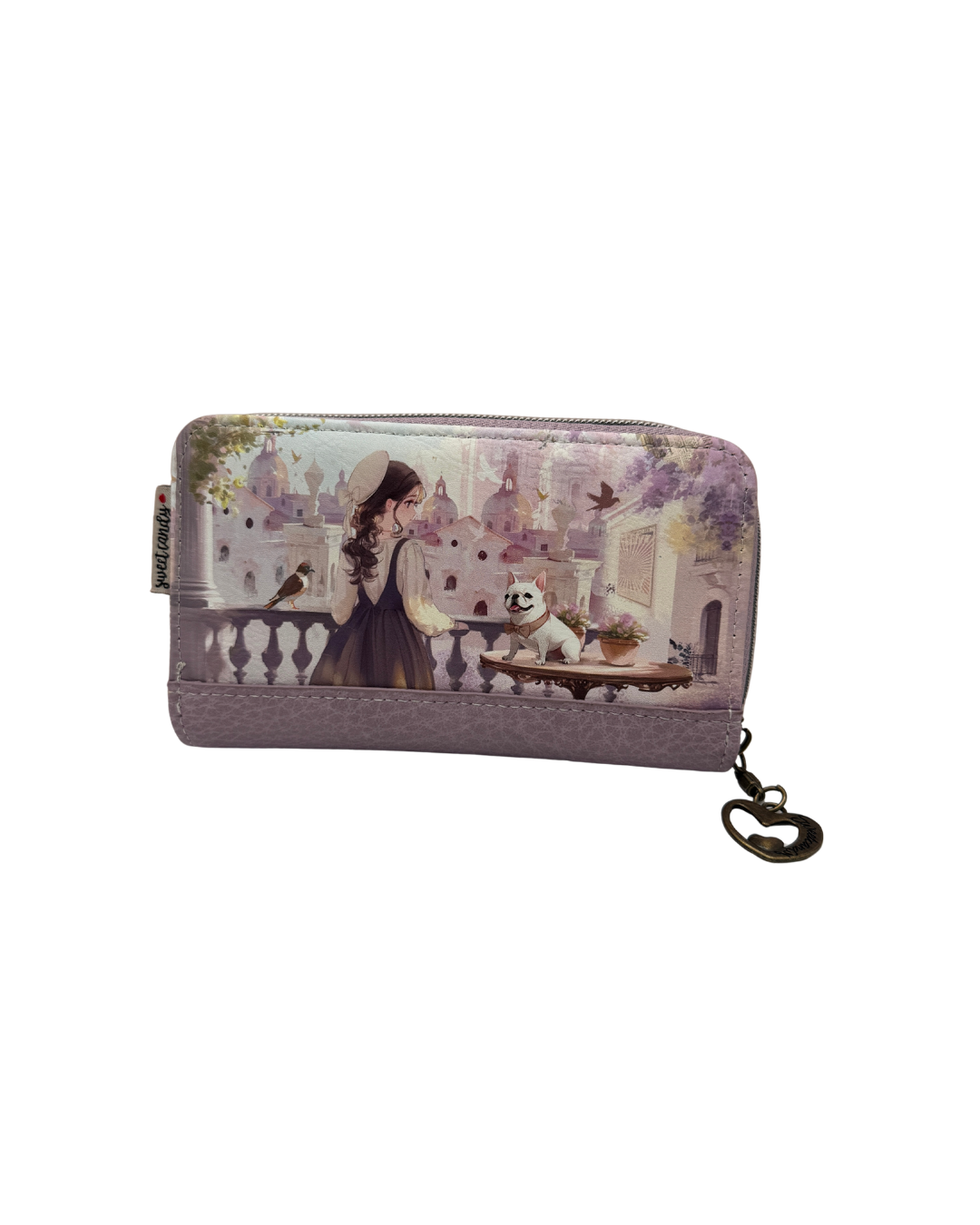 Cartera Billetera Sweet Candy - Colección Lavender & Frenchie con Protección RFID