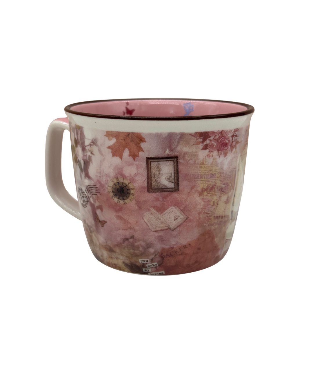 Taza Sweet Candy de Porcelana - Diseño Girl & City - 360ml con Caja de Regalo