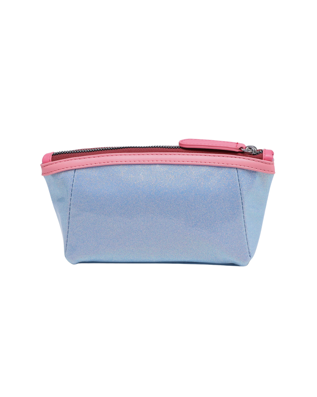 Portatodo / Cartera Pepe Moll Azul con Estampado de Corazón y Acabado Brillante