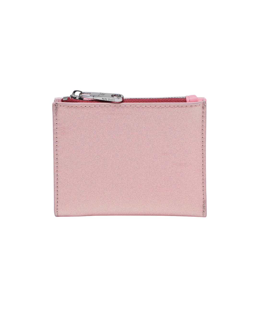 Cartera Pequeña Pepe Moll con Corazón y Acabado Glitter - Billetero Mujer Rosa
