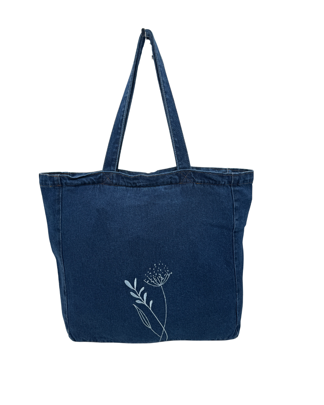 Bolso Denim Mujer Estilo Shopper - Bolsa Vaquera Grande para Playa y Ciudad