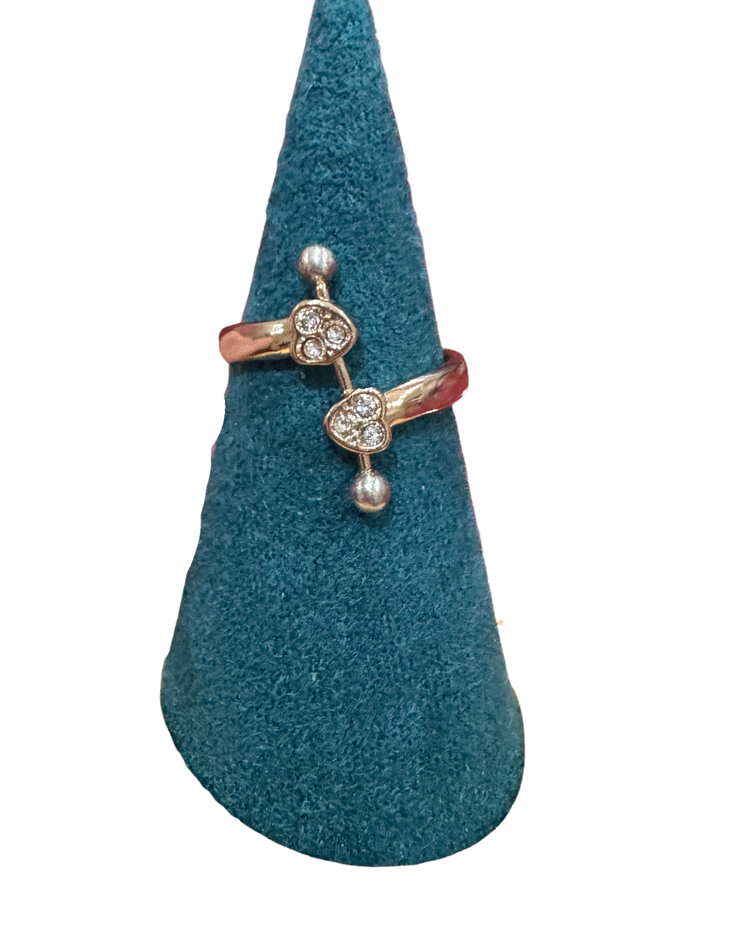 Anillo Ajustable Anekke Colección Hearts – Diseño Elegante con Circonitas