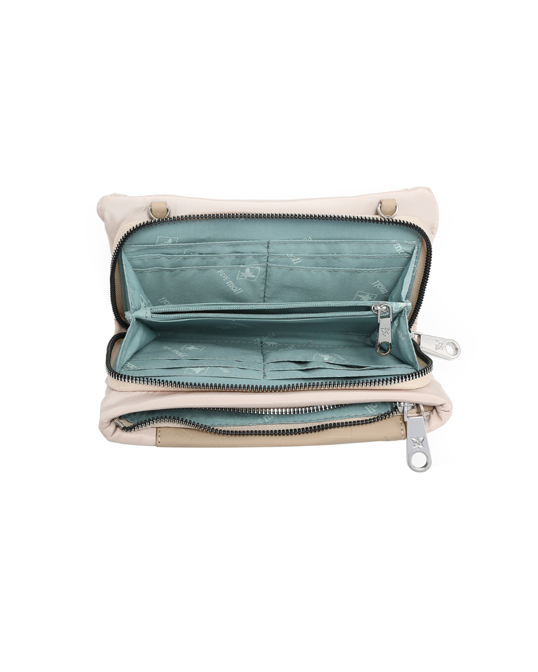 Bolso Cartera Bandolera Pepe Moll Acolchado Beige | Nueva Colección 2026