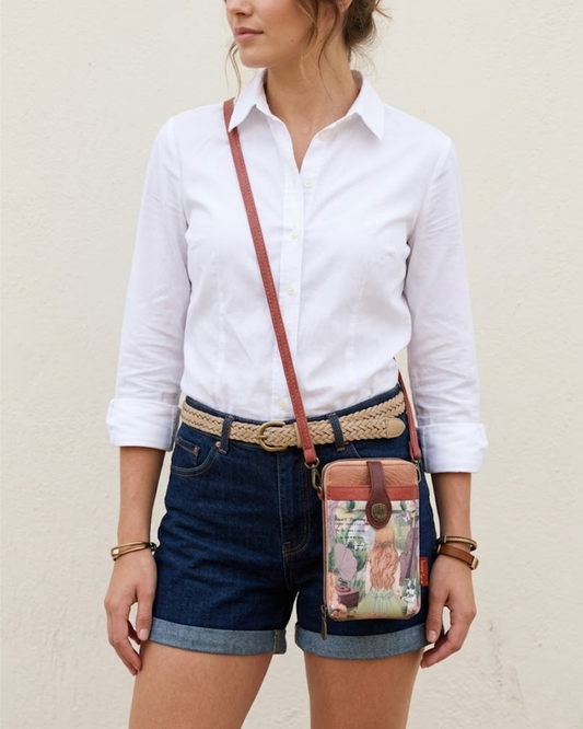Bolso Bandolera para Móvil Sweet Candy | Cartera de Mujer con Correa Ajustable