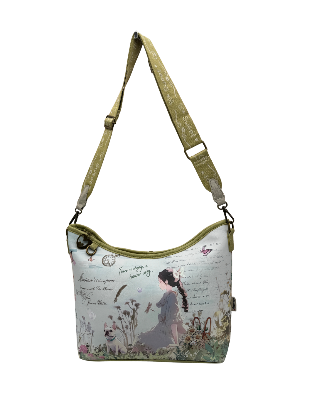 Bolso De Hombro Bandolera Sweet Candy para Mujer - Incluye Neceser Interior