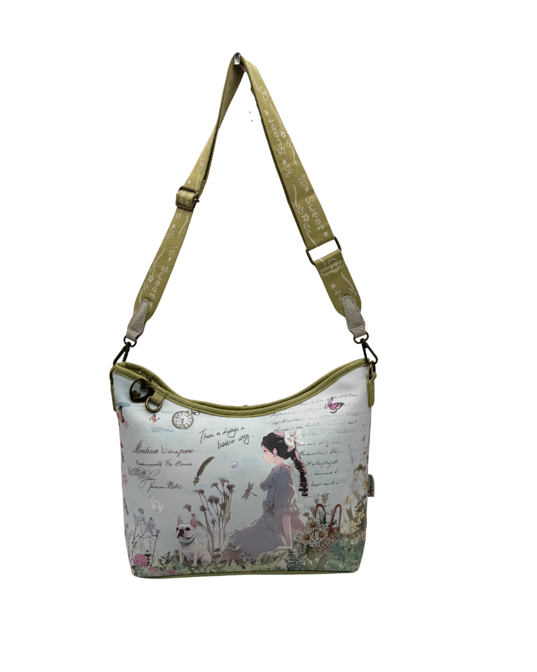Bolso De Hombro Bandolera Sweet Candy para Mujer - Incluye Neceser Interior