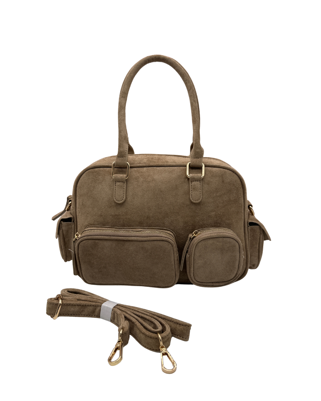 Bolso Tote "Elysée" de Gamuza Premium – Bandolera / Mano