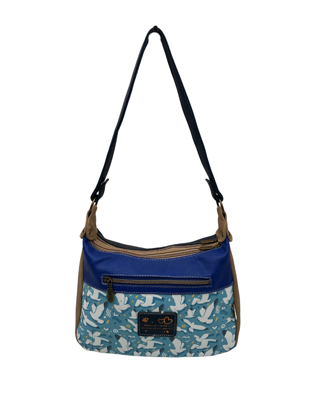 Bolso Bandolera Sweet Candy  con Estampado Artístico y Correa Intercambiable