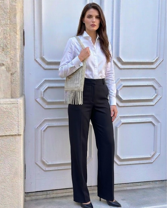 Bolso de Mano Plateado de Cuentas con Flecos – Estilo Fiesta y Eventos Elegantes