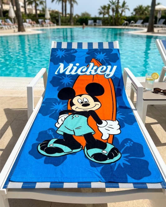 Toalla de Playa Mickey Mouse – Edición Surf Tropical