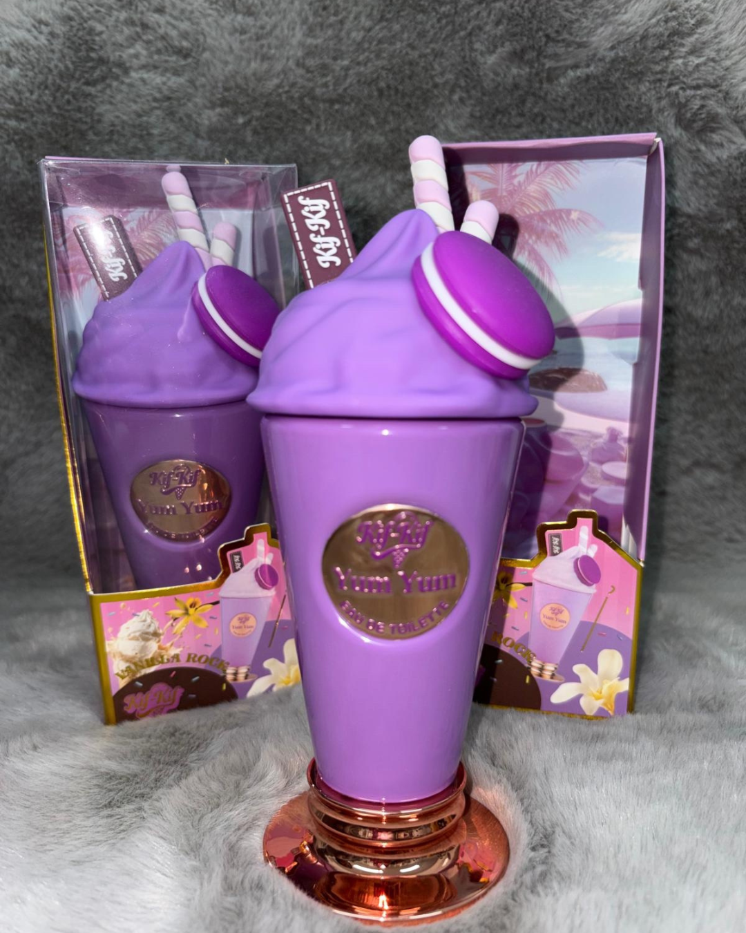 Perfume Yum Yum Vanilla Rock Helado Lila-  para Mujer (Vaporizador)