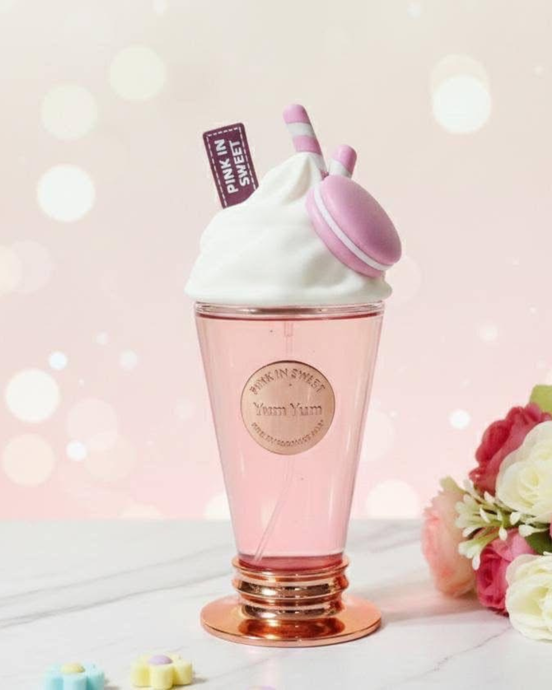 Perfume Kif-Kif Yum Yum Marshmallow Helado rosa- Eau de Toilette XL (200 ml)