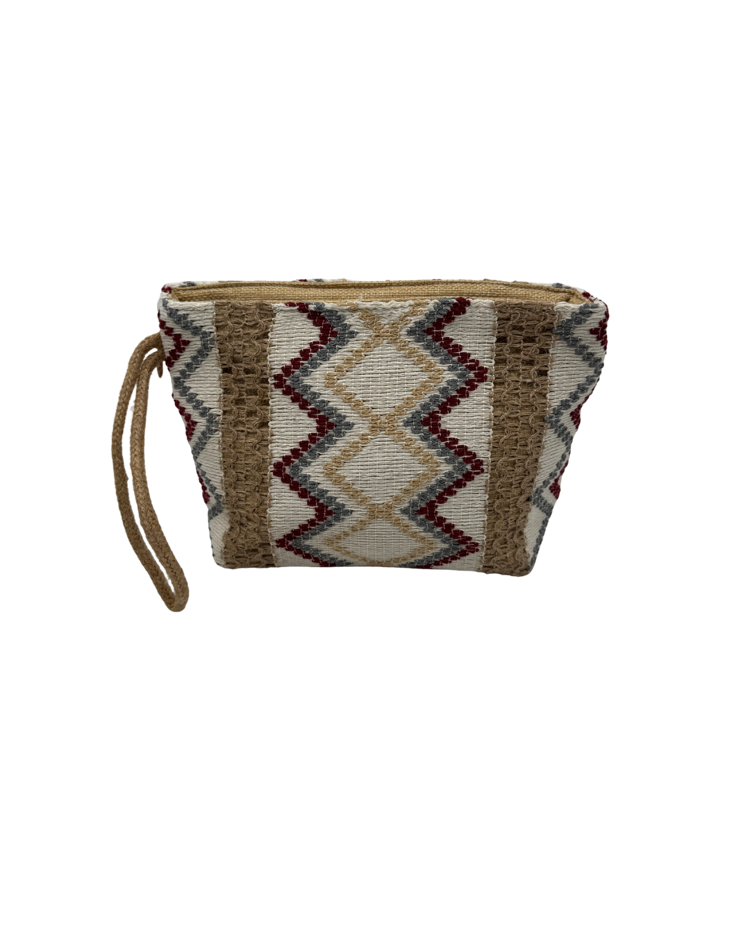 Neceser de Rafia Artesanal con Detalles Marineros y Conchas - Bolso de Mano Boho Chic