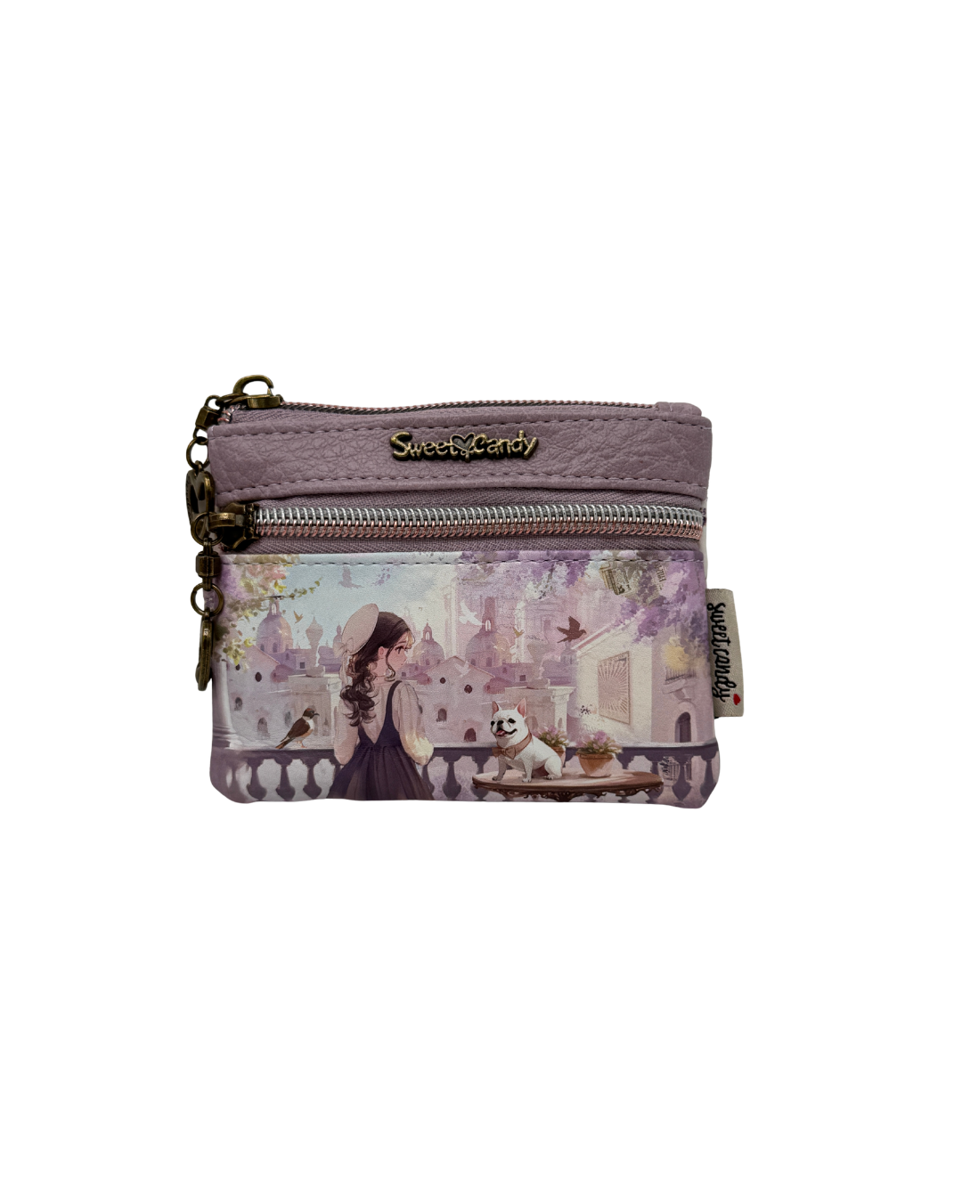 Monedero Sweet Candy con Caja de Regalo - Cartera de Mujer con Diseño Exclusivo y Doble Cremallera