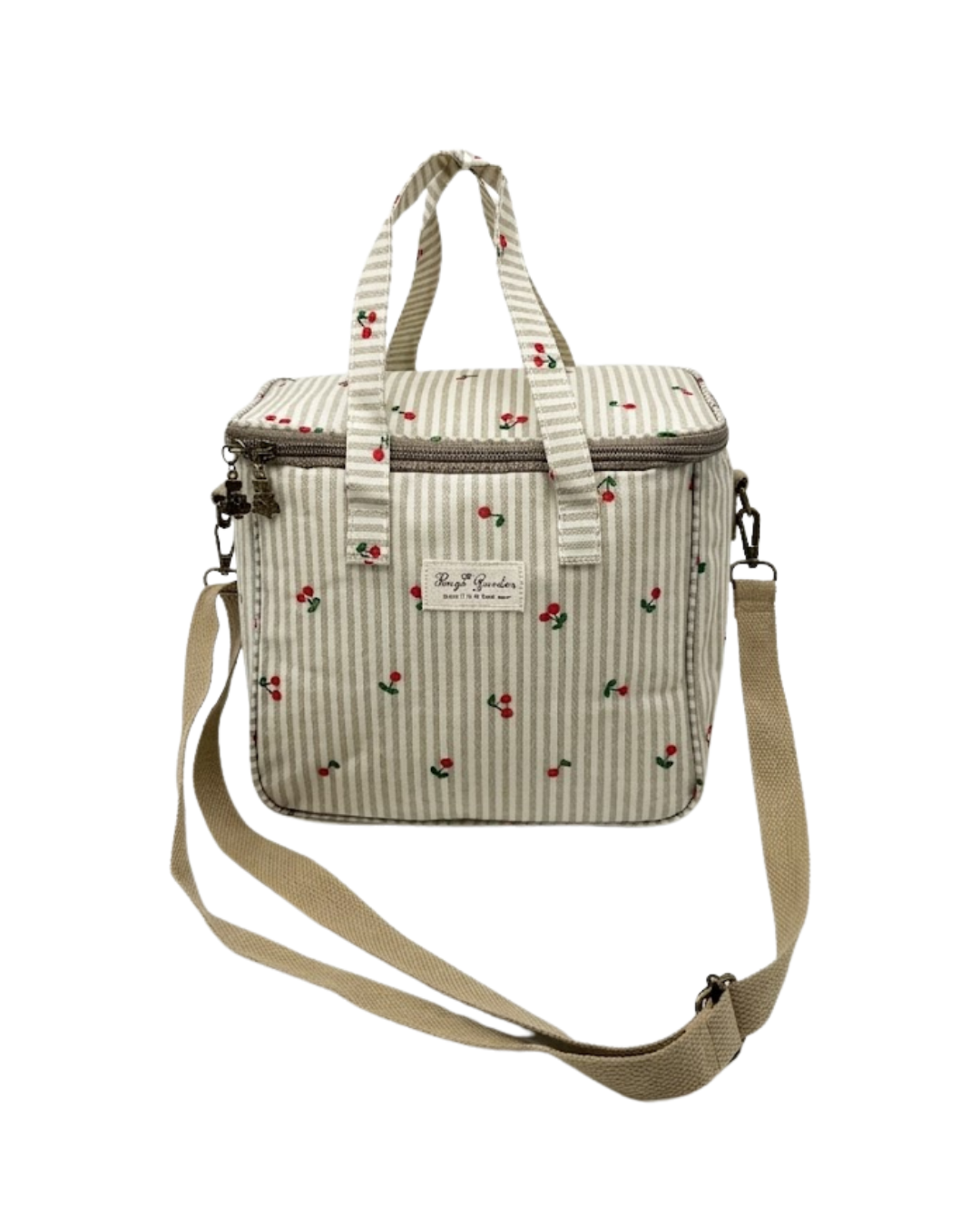 Nevera Portátil Térmica Cherry Garden verde – Tu Imprescindible de Verano