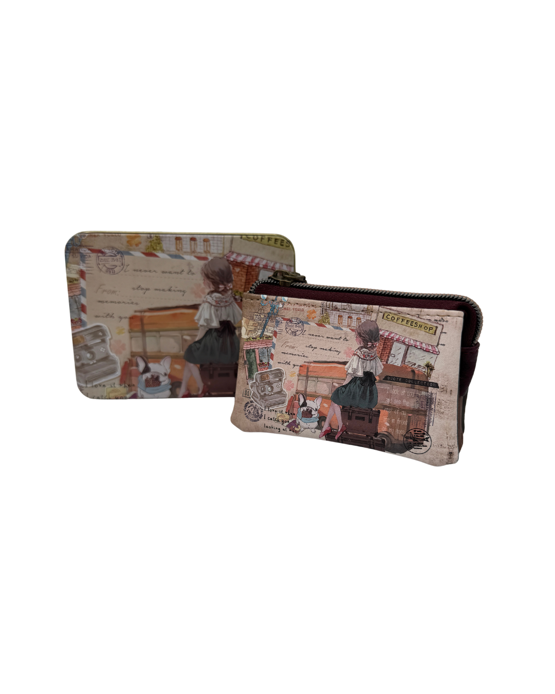 Monedero Pequeño Sweet Candy y Diseño Vintage para Mujer