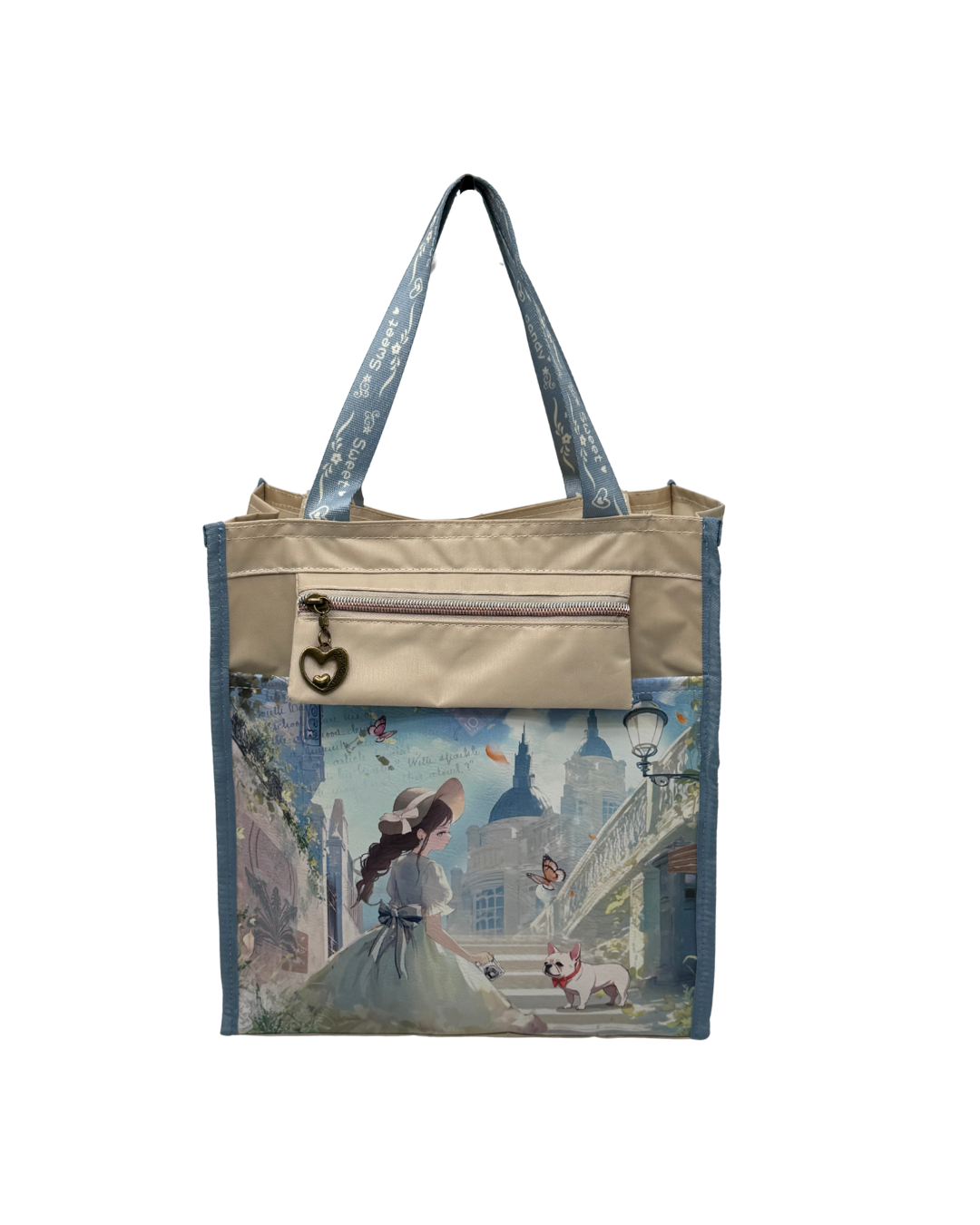 Bolso Tote Sweet Candy con Ilustración Vintage – Narella